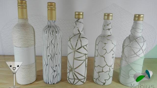 Reciclagem de garrafas – Lindas garrafas personalizadas