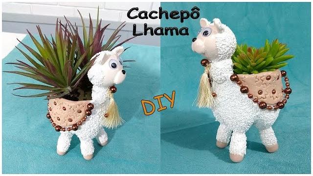 Cachepô Ihama Feita com Garrafa PET e Porcelana