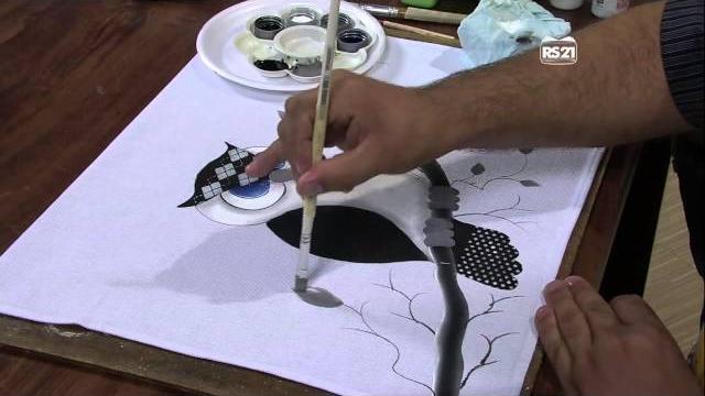 Luciano Menezes – Pintura em tecido coruja Parte 2/2