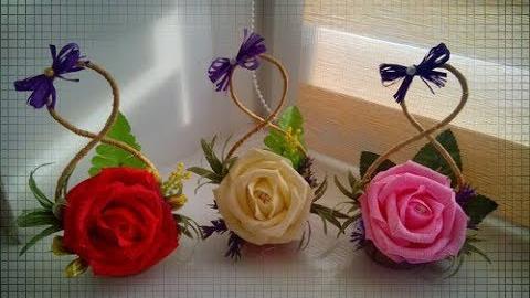 Bouquet de flores artesanais para presente