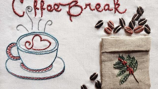 Bordando Café – Coffee Break – Decorando sua Cozinha
