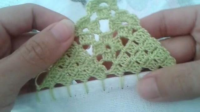 Veja Como Fazer Bico de Crochê Carreira Unica