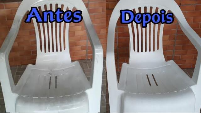 Como Limpar Cadeira de Plástico Encardida