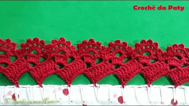 Faça Bico de Crochê com Carreira Unica