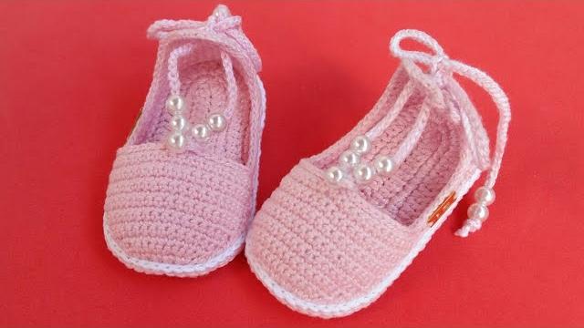 Aprenda a Fazer Sandália de Crochê Para Bebe