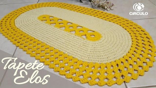 Veja Como Fazer Tapete Elos em Crochê