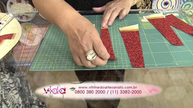 Aprenda a fazer uma linda toalha de mesa redonda em patchwork