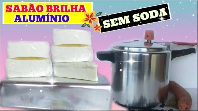 SABÃO BRILHA ALUMÍNIO SEM SODA – MUITO ECONÔMICO
