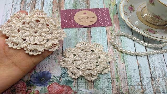 Aprenda a Fazer uma Linda Flor de Crochê