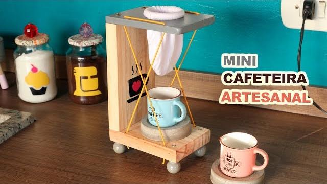 Aprenda a Fazer Mini Cafeteira Artesanal