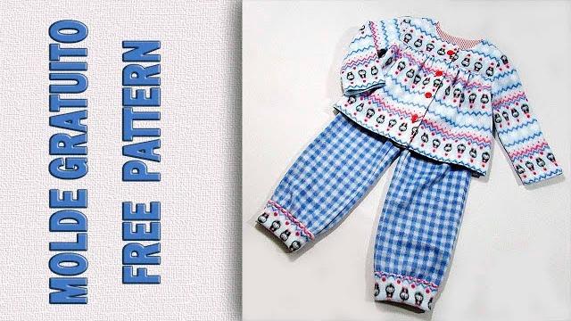 Como Fazer Pijama em Soft – 18 Meses a 6 Anos