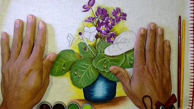 Roberto Ferreira – Aprenda a Pintar Violetas – Parte 2