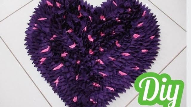 Tapete de Retalhos – How to make doormats using waste clothes