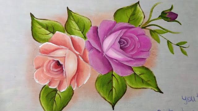 Aprenda Pintar Rosas – para Iniciantes