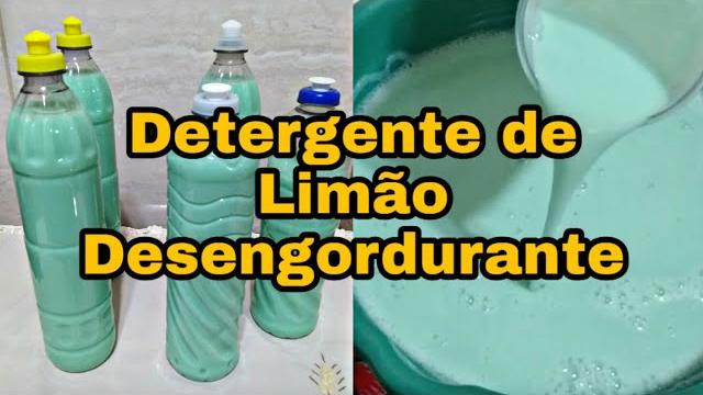 Detergente Desengordurante de Limão,Super Potente