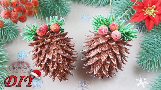 Decorações para Árvores de Natal DIY