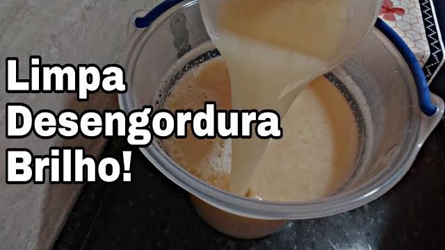Detergente de Maracujá  limpa tira gordura e da Brilho