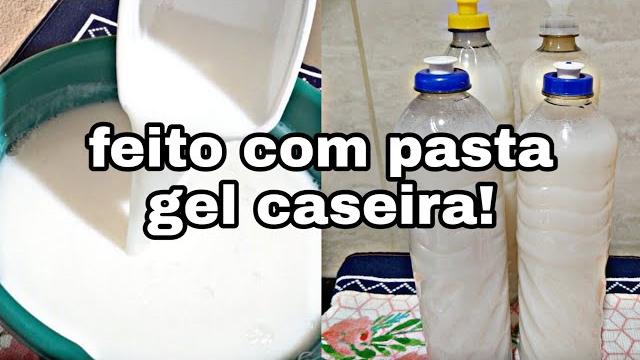 Como Fazer Detergente com Pasta Gel Caseira – DICAS SIMPLES