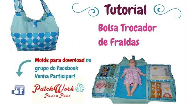 Bolsa De Fraldas LOVEVOOK Com Trocador E Estojo De Chupeta
