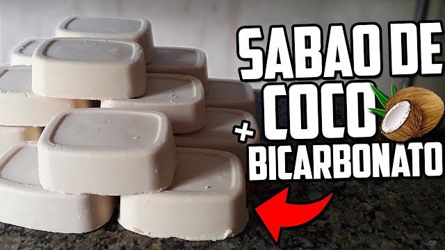Sabão Caseiro de Coco e Bicarbonato Limpa Muito