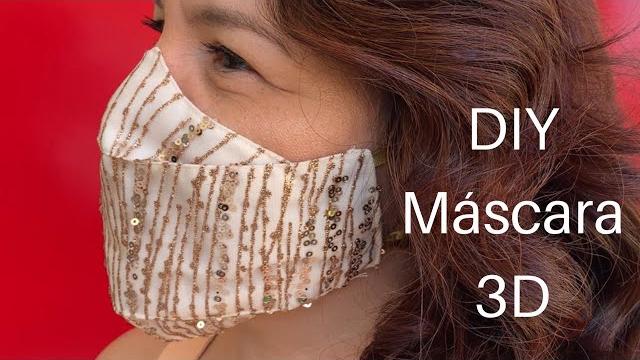 Como fazer Máscara 3D Fashion sem Elástico