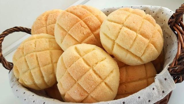 Tradicional Pão De Melão Japonês
