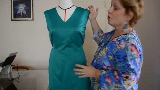 Conserto: como diminuir a medida de um vestido pronto por Marlene Mukai