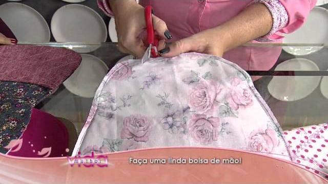Aprenda como fazer uma linda bolsa de mão por Maura Castro