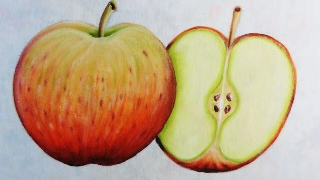 Maçãs – Câmera Rápida – Apple painting por Adilson G. Amaral