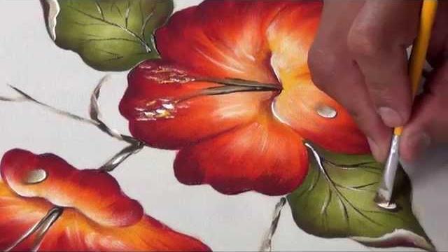 Flor de Cucarda Pintada en Tela (2/2) – Gary Rodriguez – Espanhol