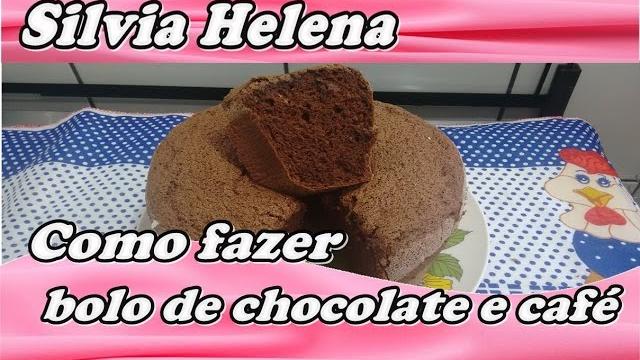 Bolo de chocolate com café – POR SILVIA HELENA