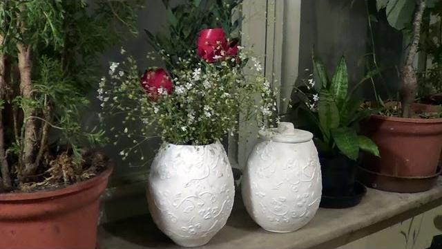 Vasos e potes de jornal (Vases and pots from newspaper) – Part 1