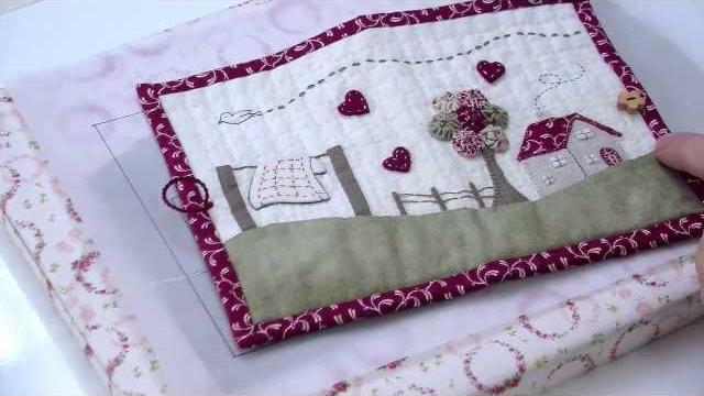 Kit de costura com retalhos bordados por Marie Suarez – Francês