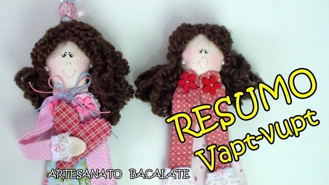 Vapt-vupt Boneca Marcador de Página Bacalate – RESUMO DIY, muñeca de libro