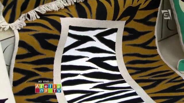 Acrilex – Artesanato – Tapete Zebra