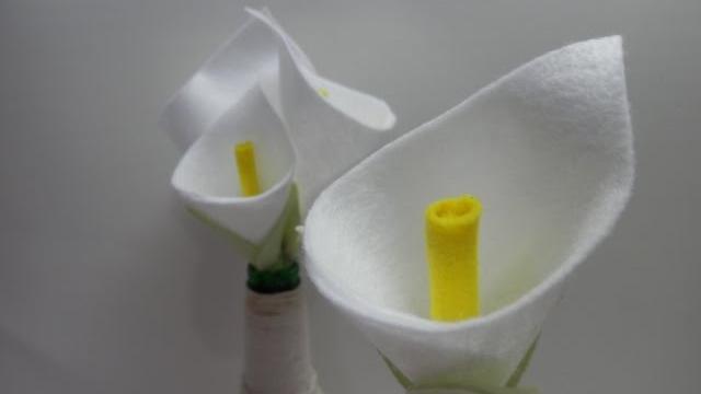 Flor Copo de leite em feltro – Artesanato Passo a passo por Alinne Marques