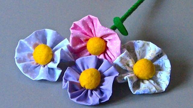 Novo modelo -Flor de tecido Passo a Passo -Flower tissue por flor do jardim