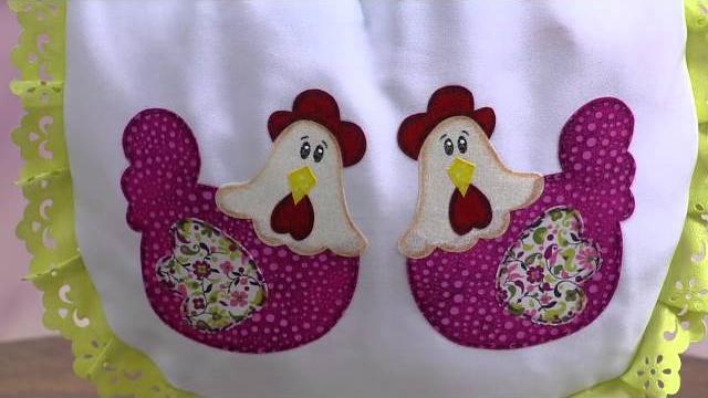Puxa saco com barrado galinha – Tatiane Freitas PT1
