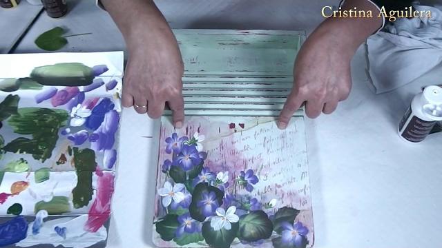 Pintando violetas