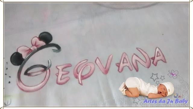 Aulas grátis, pintando nome em fraldas, com o tema baby disney