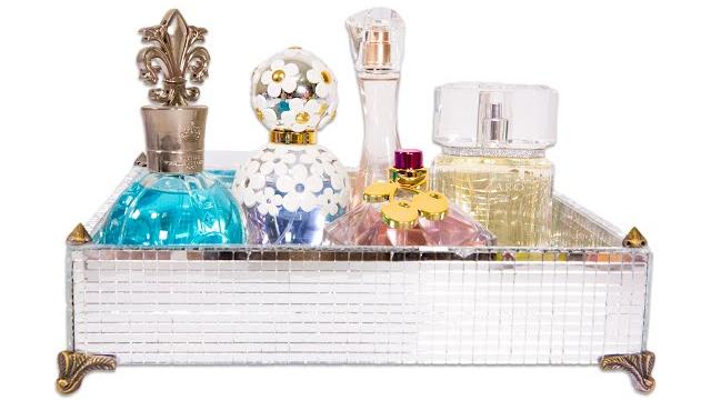 Artesanato Como Fazer Bandeja Espelhada para Perfumes