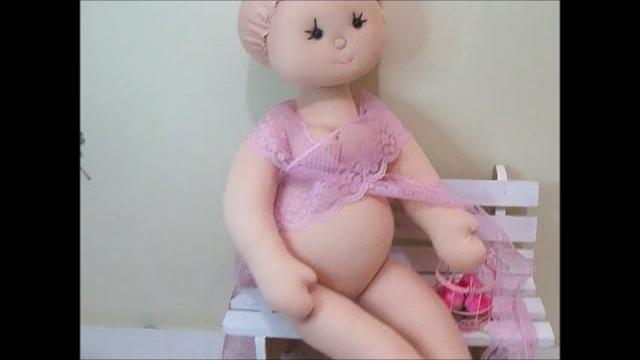 Boneca mamãe/Boneca grávida (corpo) enfeite maternidade
