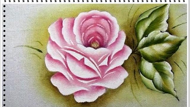 Como pintar rosas