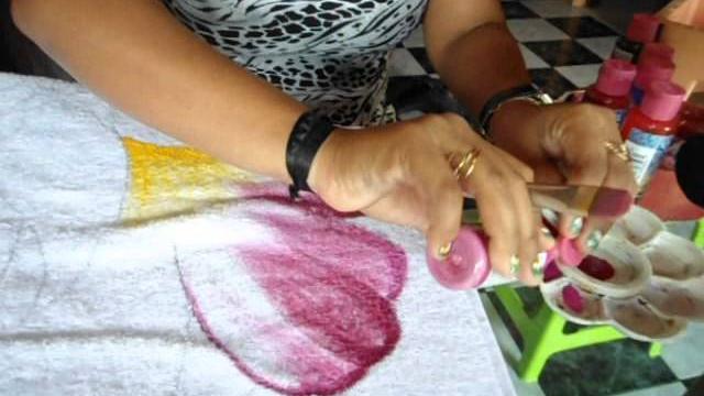 Pintura em toalha: forma rápida de pintar