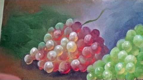 Tirando Dúvidas Sobre Pintura – Como pintar uvas