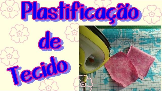 Plastificando Tecidos com adesivo