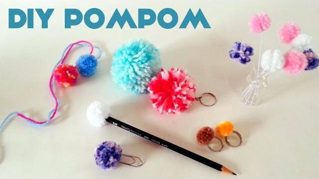 Como fazer Pompom + Ideias de Enfeites DIY
