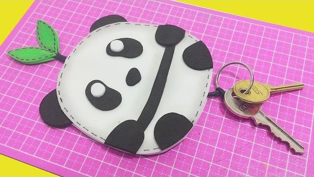 DIY – Porta Chaves Panda Kawaii – Segredos de Aline