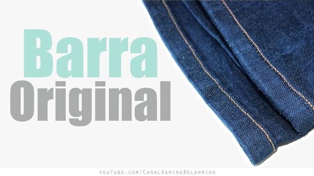DIY Barra ORIGINAL de Calça Jeans