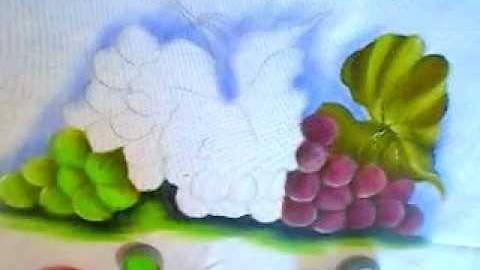 Aprendendo a pintar uvas de maneira prática